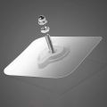 10/2pcs PVC Strong Adhesive Nails Hook Wall Poster Seamless Waterproof Durable Transparent Kitchen Bathroom Screw Hook Hanger.