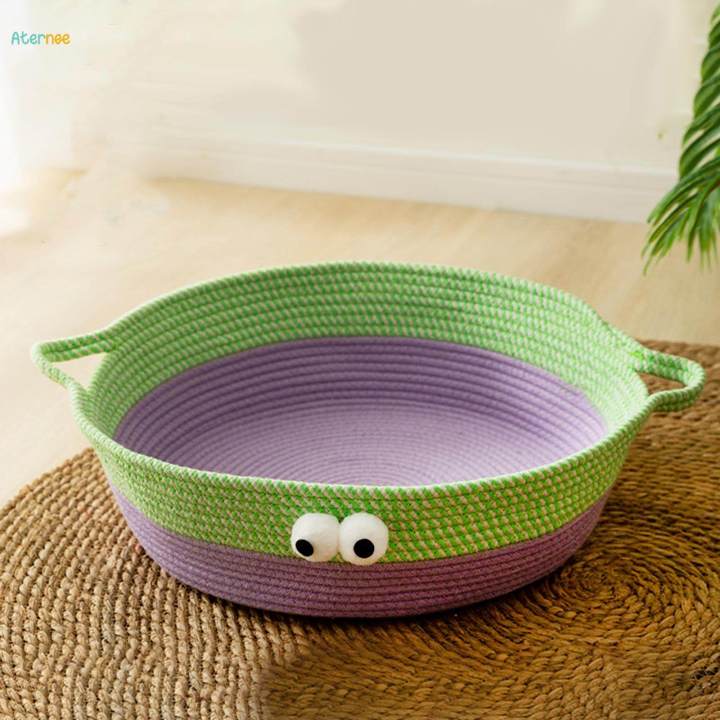 Woven%20Cat%20Bed%20Universal%20Portable%20Woven%20Rope%20for%20Rabbit%20Large%20Cats%20Kitten%20-%20Image%206