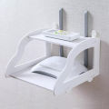 High Quality PVC Tarpaulin Double Layer Wall Mounted Shelf Stand for Wifi Modem Router. 