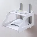 High Quality PVC Tarpaulin Double Layer Wall Mounted Shelf Stand for Wifi Modem Router.
