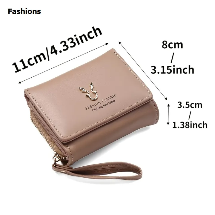Fashions%20Classic%20Fashion%20Three%20Fold%20Wallet%20Coin%20Card%20Storage%20Women's%20Casual%20Student%20Small%20and%20Large%20Capacity%20-%20Image%206
