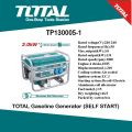 TOTAL Gasoline Generator (SELF START) TP130005-1.