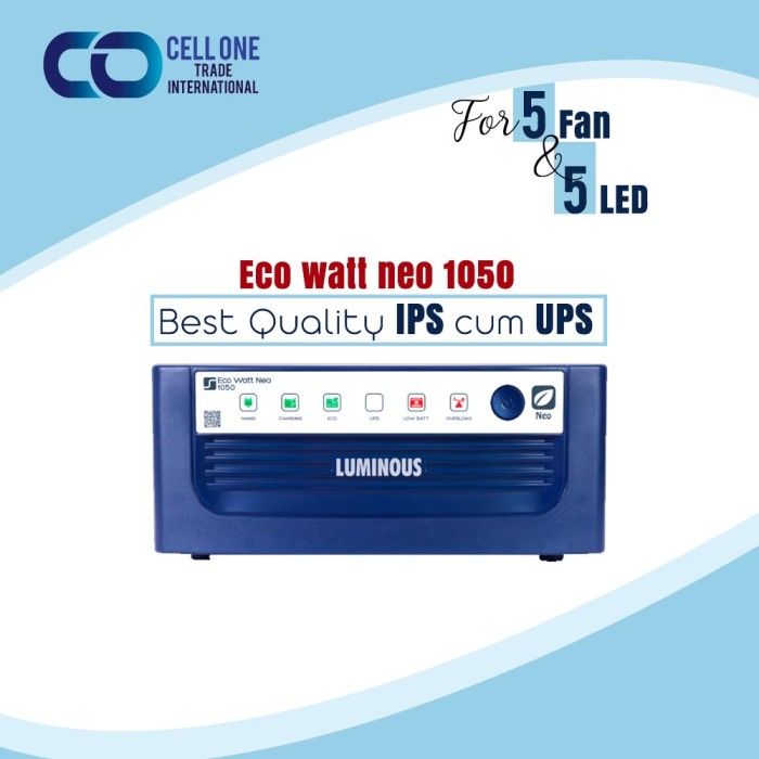 LUMINOUS Eco Watt Neo 1050 For 5 Fan 5 Light