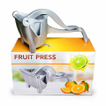 Fruit Press Aluminum Alloy Manual Juicer – Heavy-Duty Handheld Extractor. 