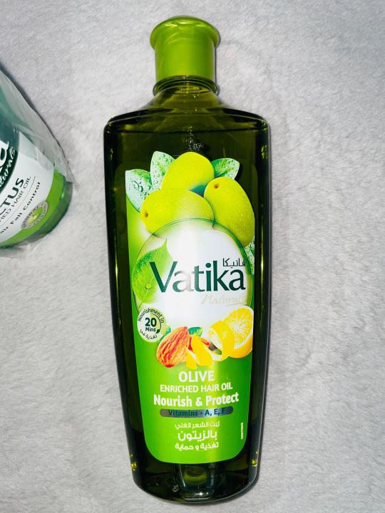 Vatika Naturals 'Olive' Enriched Hair Oil - Nourish & Protect - Vitamin A, E, F