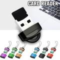 New Mini USB Micro SD TF Card Reader USB 2.0 Mobile Phone Memory Card Reader High Speed USB Adapter For Laptop Accessories N2D3.