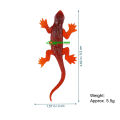 4 pcs x Simulation Gecko Toy Plastic Realistic Insect Prank Funny Geco Toys. 