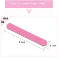 10/25 PC wood nail care tools color mini wooden nail file. 