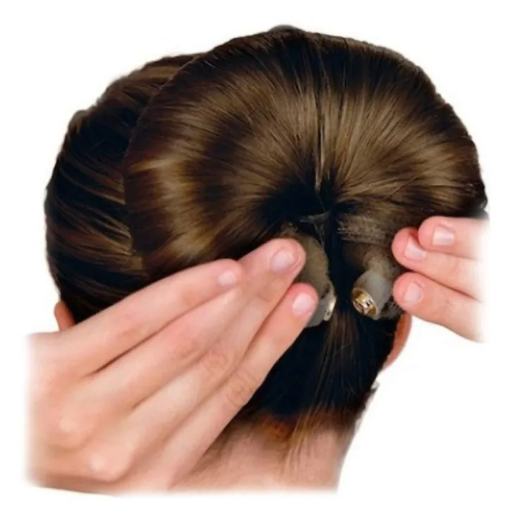 RONSHIN%20Women%20Nylon%20Hair%20Ring%20With%20Buckle%20Solid%20Color%20Long%20Strip%20Shape%20Donut%20Bun%20Hair%20Accessories%20-%20Image%206