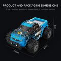 2.4GHz All Terrain Remote Control Truck Off Road Car 4WD Vehicle with LED Light. 