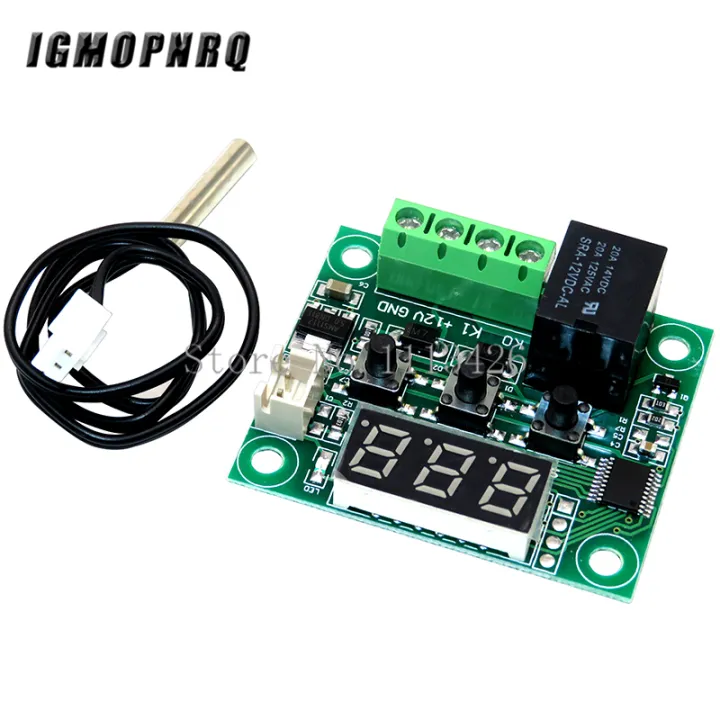 Mini Temperature Controller W1209 Mini thermostat Temperature controller Incubation thermostat ...