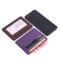 KUDIAN BEAR PU Leather Slim Men Credit Card Holder Organizer Male Wallets Purses Tarjetero Hombre BIH103 PM49.