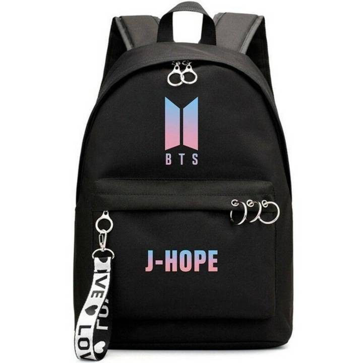 Bts Backpack Bangtan Boys School Bookbag Travel Shoulder Bag
