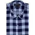 Sky Blue and White Cotton Formal Shirt For Men. 