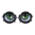 Universal 3 Inch Car LED Devil Eyes Dynamic Eye Headlight Mangekyo Sharingan Eagle Eye Lamp Control Without Lens. 