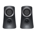 Logitech Z313 2.1 Multimedia Speaker System with Subwoofer, Full Range Audio, 50 Watts Peak Power, Strong Bass, 3.5mm Audio Inputs, UK Plug, PC/PS4/Xbox/TV/Smartphone/Tablet/Music Player - Black. 