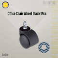 office Chair Wheel Black 1pcs. 