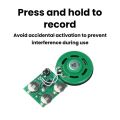60 Second Recording Playback Board Music Module Greeting Card Refrigerator Sticker DIY with Battery Button Playback. 