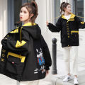 Jacket Women's-insAutumn New Girls' Korean Style Loose All-Match College Style Junior High School Students' Spring and Autumn Windbreaker. 