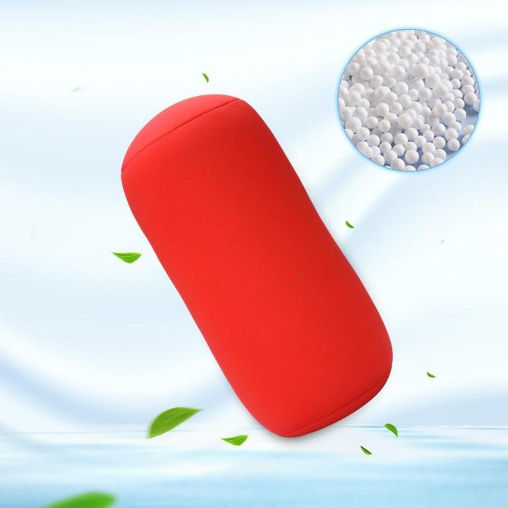 Micro%20Mini%20Microbead%20Back%20Cushion%20Roll%20Throw%20Pillow%20Travel%20Home%20Sleep%20Neck%20Support%20Comfortable%20-%20Image%205
