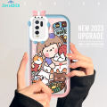 ZeroQiQi for Vivo Y50 / Y30 / Y30i Back Cover Happy Cute Girl Monster Lens Phone Case Thin Soft Drop Resistant Protective Cover. 