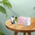 Multifunctional Plush Cosmetic Bag Valentines Day Gifts Cute Zipper Travel Portable Toiletry Bag. 