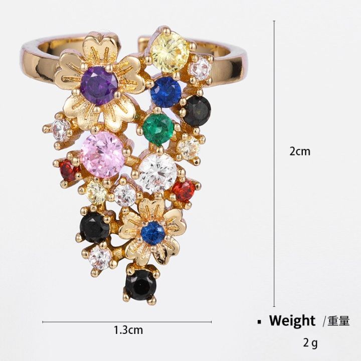Rhinestone%20Fingernail%20Protective%20Zircon%20Nail%20Ring%20Charm%20Flower%20Butterfly%20Resizable%20Nail%20Ring%20Adjustable%20Opening%20Rings%20For%20Women%20-%20Image%205
