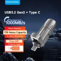 MOVESPEED 1000MB/s Pendrive USB 3.2 Gen 2 Type C Flash Drive 2TB 1TB 512GB 256GB 128GB Pen Drive for Smartphone Tablet PC Laptop. 