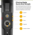 MOZA Mini S 3-Axis Handheld Gimbal Stabilizer for Phone Gopro  Models:Mini-S. 