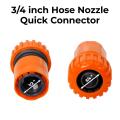 3/4-Inch Size Water Hose Pipe Nozzle Quick Connector (1-Pc) for Home Car Wash and Garden Watering.. 