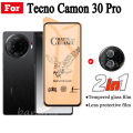 Tecno Camon 30 5G Tempered Glass for Tecno Camon 30 Pro 5G Anti BlueTempered Glass and Camera Protector and Back Film. 