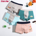 Pack Of 4-Boy Cotton New Design Underwear Suitable For Kid Boy 3-15 Years Old Boys Boxer. 