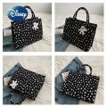 Disney Mickey New Women's Handbag Luxury Brand Fashion Women's Bag Cartoon Embroidery Large Capacity Travel Storage Handbag. 