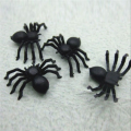 150X Plastic Black Spider Trick Toy Halloween Haunted House Prop Decor.