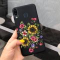 For Samsung Galaxy M10 M20 M30 Case Stylish Cartoon Sunflower Soft Silicone Phone Back Cover For Samsung M 10 20 30 M305F Fundas.