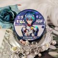 5.8CM Anime NEON GENESIS EVANGELION EVA Ayanami Rei Asuka Figure theme tinplate badge Brooch Model Cosplay props Gifts. 