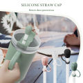 UMUST Silicone Straw Covers,Dust-Proof Straw Caps for Stanley Cups 30oz/40oz ,Reusable Straw Topper Accessorines.