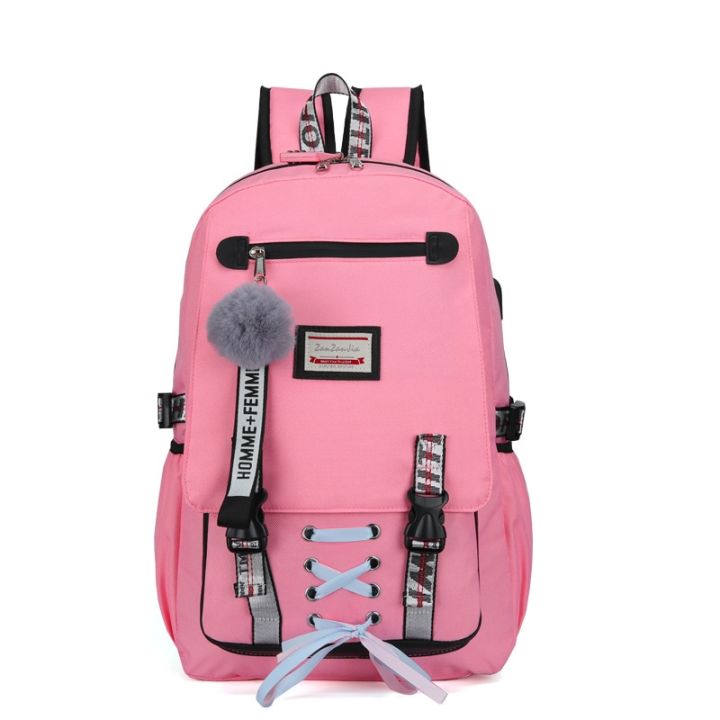 Woman%20Usb%20Charging%20School%20Bag%20Anti-theft%20Teenager%20School%20Bags%20For%20Girls%20School%20Backpack%20Mochila%20Infantil%20Escolar%20Bookbag%20Canvas%20-%20Image%204