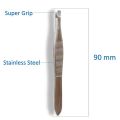 9cm Length Stainless Steel Hair Pick Tweezer & hair removal tool for Eyebrows, Facial Hair, Upper Lip, Nose Blackhead Remover (Golden & Silver) - chimta. 