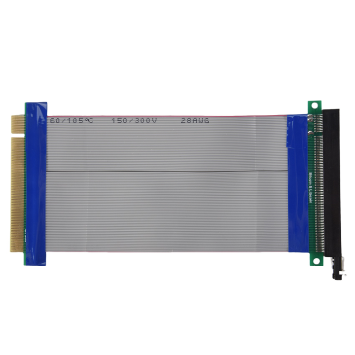 PCI-E Express 16X Riser Card Extender Extension Cable Ribbon Flex