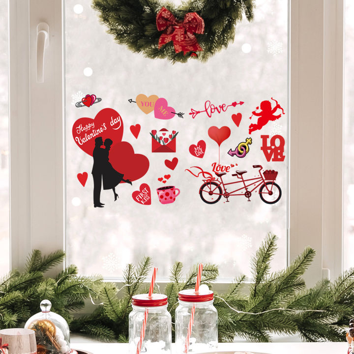 Romantic%20Window%20Decals%20Romantic%20Valentine's%20Day%20Window%20Stickers%20Easy%20to%20Apply%20Love%20Themed%20Decals%20for%20Creating%20Vibrant%20Atmosphere%20No%20Residue%209pcs%20Set%20Valentine%20Day%20Window%20Stickers%20-%20Image%2010