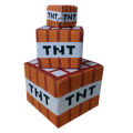 Minecraft Periphery TNT Wrapping Grass Cube Pillow Minecraf JJ Weird Plush Toy Doll Anime Week.