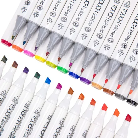 60ps%20Superior%20Touch%20Soft%20Head%20art%20sketch%20double%20headed%20Art%20marker%20Premium%20Quality%20-%20Image%204