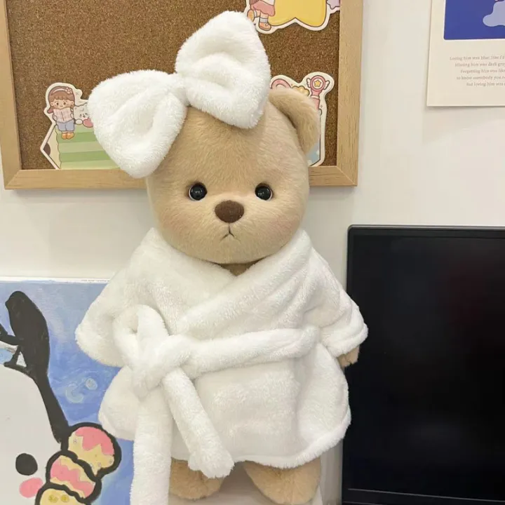 Only clothes for sale] medium Lena bear clothes Bear Plush Doll Doll for 30cm teddy bear jumpsuit