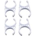 Water Purifier Simple Clip Clamp 2.5"X2" For Reverse Osmosis Ro Membrane Housing Post Carbon Filter( Pcs Of 4 ). 