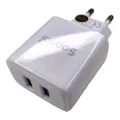 Sannai SA-40 Dual Port Charger 12W Fast Charging With MicroUSB Cable. 
