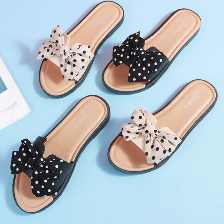 Slippers%20women,%20new%20summer%20bow%20tie%20indoor%20outdoor%20wear,%20use,%20cool%20slippers,%20and%20cute%20one%20word%20slippers%20for%20home%20use%20-%20Image%203