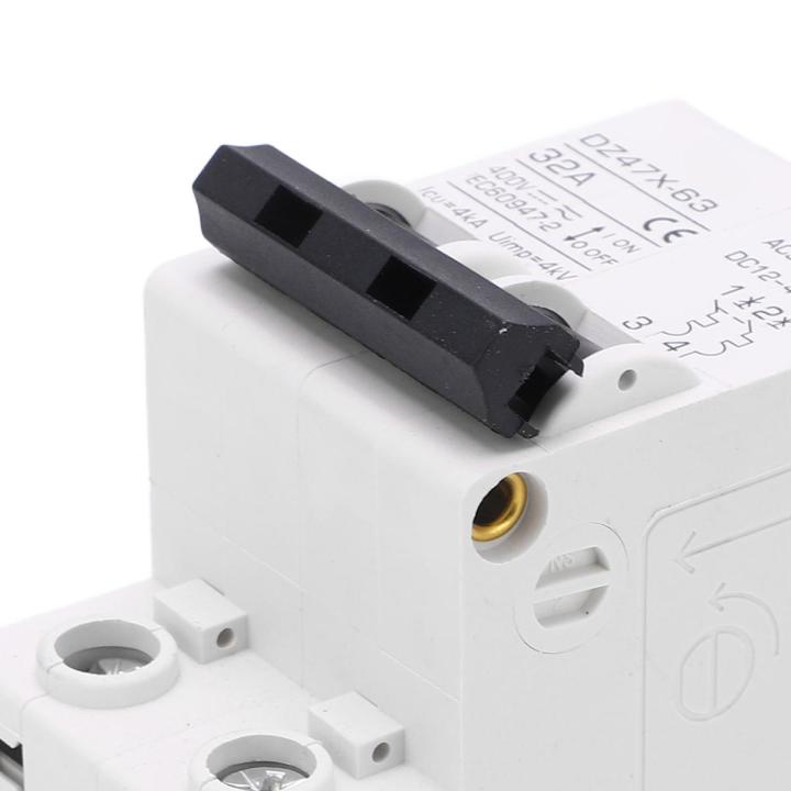 2P Circuit Breaker, DIN Rail Disconnect Switch DC12-400V AC90-400V Modular Structure for Marine Power System