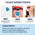 50g EELHOE Tongue Cleansing Gel Silicone Tongue Scraper Cleaning Care Keep Mint Breath Single Fresh Sorbose Brush 2022 To F4A6.