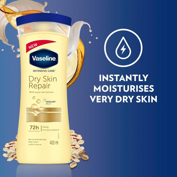 400 ml Vaseline Dry skin repair body lotion International South African Product used for male / female